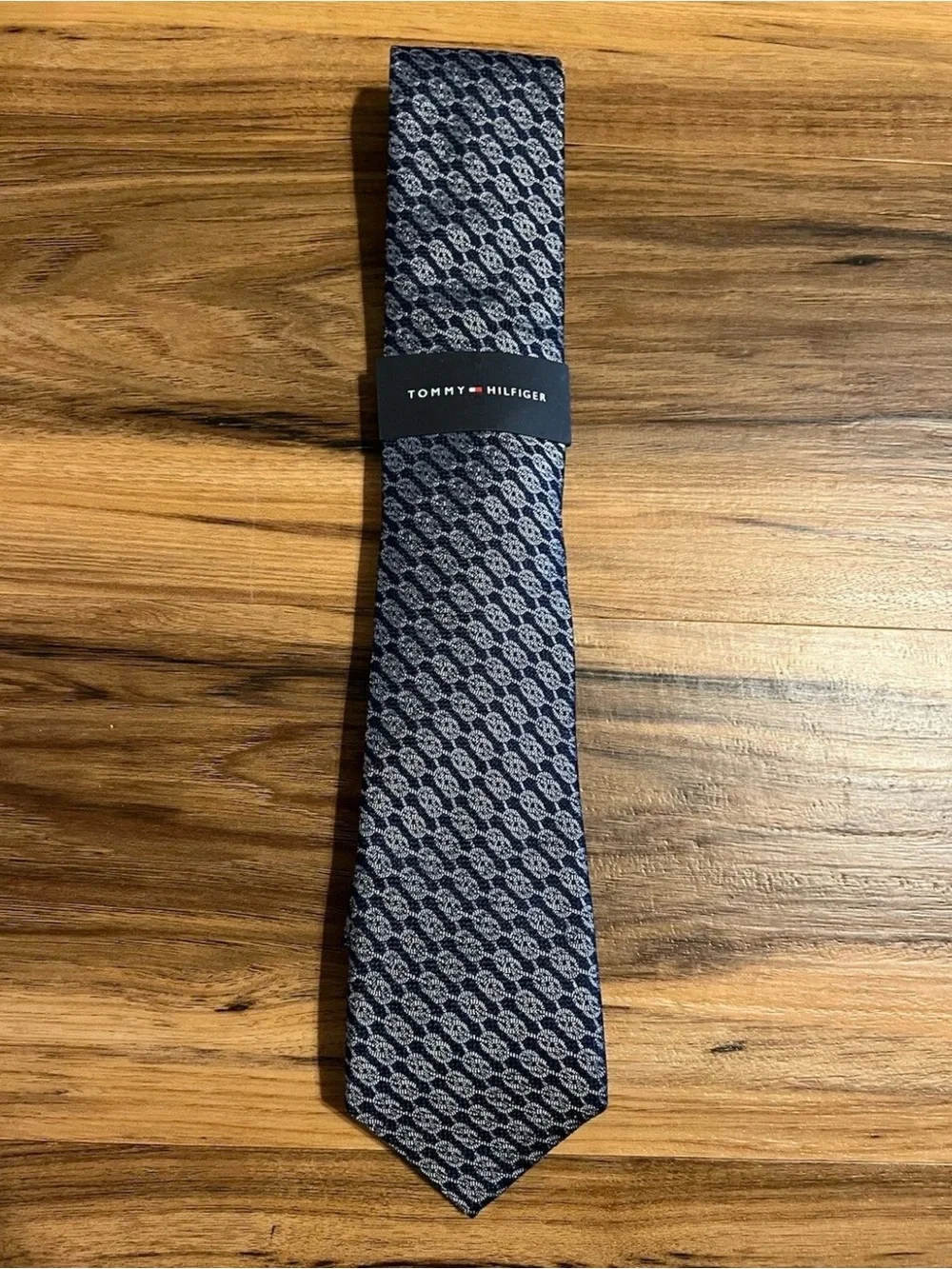 Tommy Hilfiger Men's Sailing Knots Tie - Navy, New MSRP $69.50